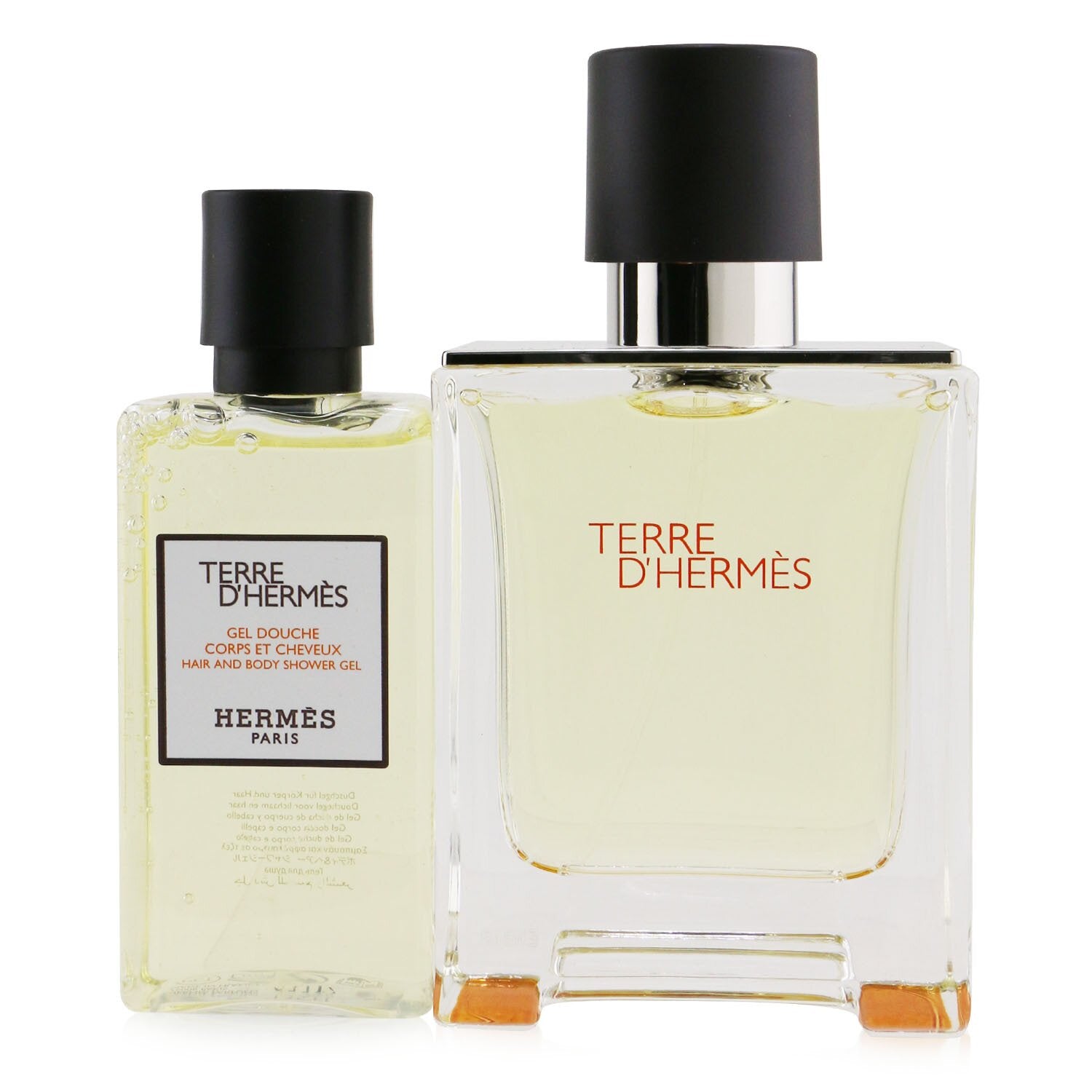 Hermes/エルメス+テール エルメス コフレ: オードトワレ スプレー 50ml/1.6oz + ヘア アンド ボディシャワージェル 40ml/1.35oz+2pcs ブランドコスメ