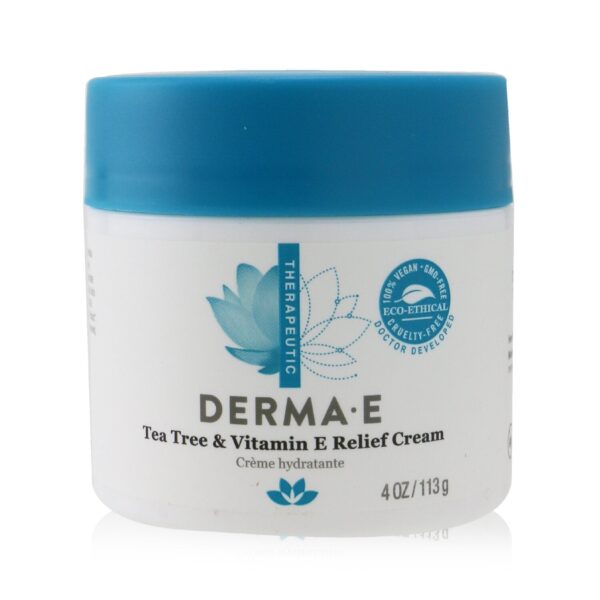 Derma E/ダーマ E+Therapeutic Tea Tree & Vitamin E Relief Cream +113g/4oz ブランドコスメ