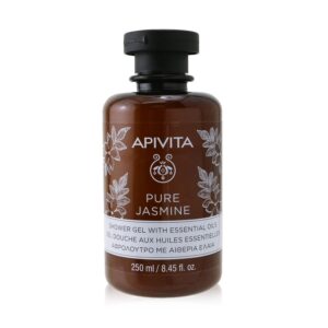 Apivita/アピヴィータ+Pure Jasmine Shower Gel with Essential Oils +250ml/8.45oz ブランドコスメ