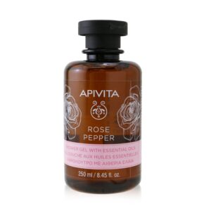 Apivita/アピヴィータ+Rose Pepper Shower Gel with Essential Oils +250ml/8.45oz ブランドコスメ