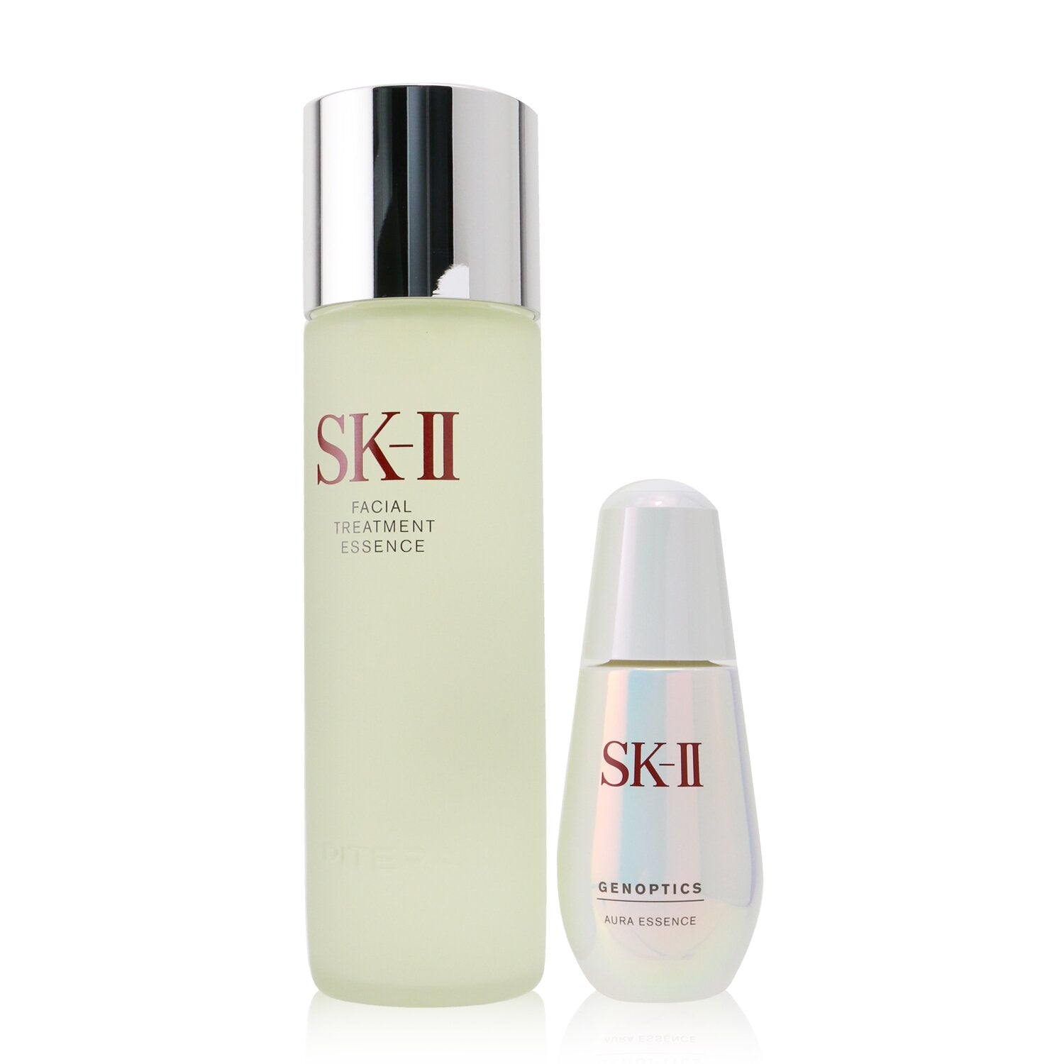 SK II/エスケーツー+Whitening Series Aura Care Essentials Collection : Genoptics Aura Essence 50ml + Facial Treatment Essence 230ml +2pcs ブランドコスメ