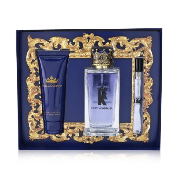 Dolce & Gabbana/ドルチェ&ガッバーナ　+Kセット：オードトワレスプレー100ml / 3.3oz +オードトワレ10ml0.33oz +アフターシェーブバーム75ml / 2.5oz+3pcs ブランドコスメ