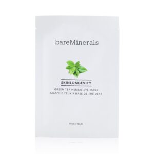 BareMinerals/ベアミネラル+Skinlongevity Green Tea Herbal Eye Mask +6pairs ブランドコスメ