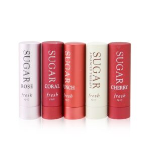 Fresh/フレッシュ+Sugar Lip Treatment Set: Sugar Lip Treatment Advanced Therapy +5x2.2g/0.07oz ブランドコスメ