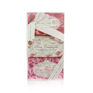 Nesti Dante/ネスティダンテ+Rosa Soap Set (Le Rose Collection) #Rosa Sensuale, #Rosa Champagna, #Rosa Principessa  ブランドコスメ