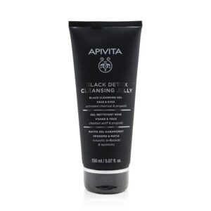 Apivita/アピヴィータ+Black Detox Cleansing Jelly For Face & Eyes +150ml/5.07oz ブランドコスメ