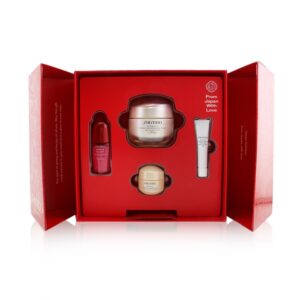 Shiseido/資生堂+Smooth Skin Sensations Set: Benefiance Day Cream SPF23 50ml + Ultimune Concentrate 10ml + Benefiance Smoothing Cream 15ml + Benefiance Eye Cream 5ml +4pcs ブランドコスメ